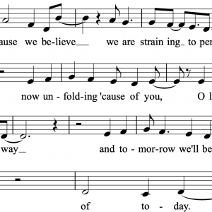 All Things New - congregational line