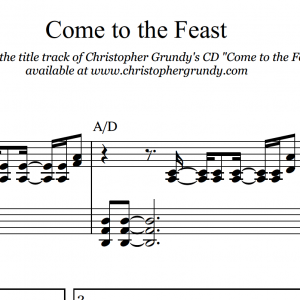 Come to the Feast - Accompaniment