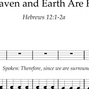 Heaven and Earth Are Filled - accompaniment